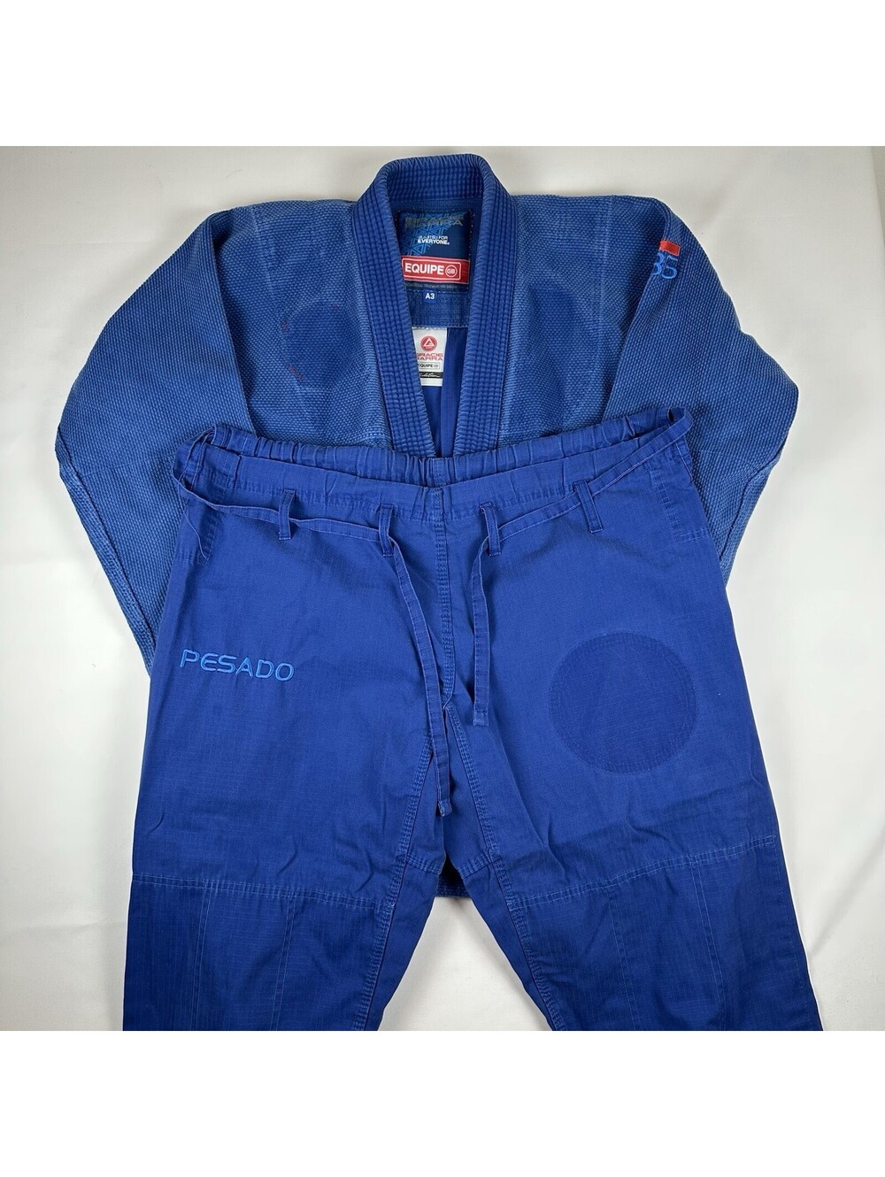 Gracie Barra Jiu Jitsu A3 Gi Kimono Top & Pants Equipe A3 Blue